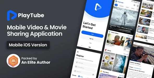 PlayTube IOS – Sharing Video Script Mobile IOS Native Application