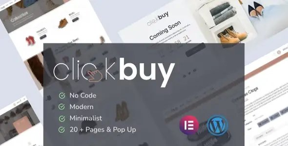 Clickbuy – Shoe Store WooCommerce Elementor Template Kit