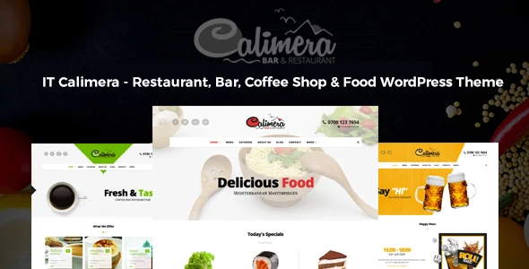 Calimera – Multiple Restaurant & Bistro WordPress Theme