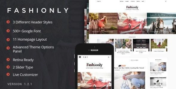Fashionly – Fashion Blog Theme