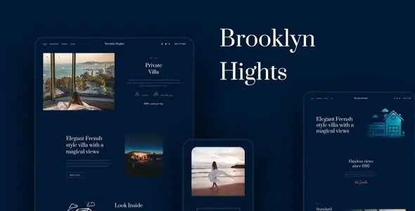 Brooklyn Heights – Private Villa & Hotel Elementor Template Kit