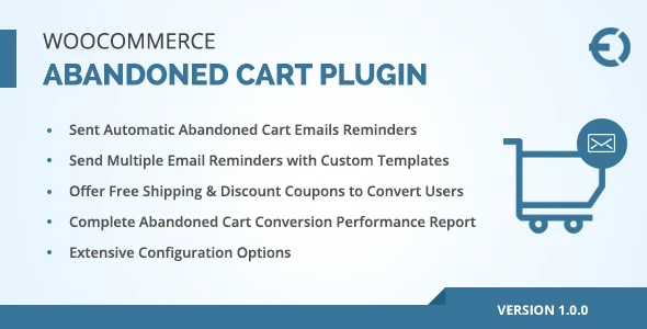 WooCommerce Abandoned Cart Email Plugin, Recover Abandoned Carts