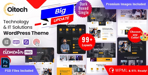 Oitech – Technology WordPress Theme