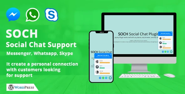 Soch – Social Chat Support for WordPress