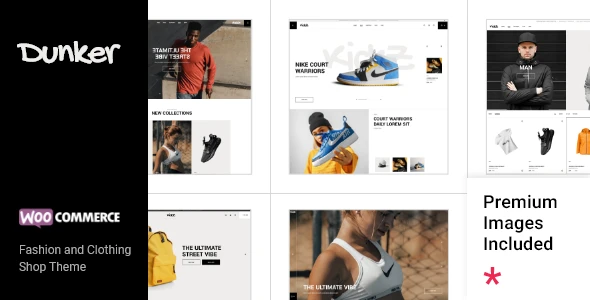 Dunker – Fashion and Clothing Shop WordPress Theme