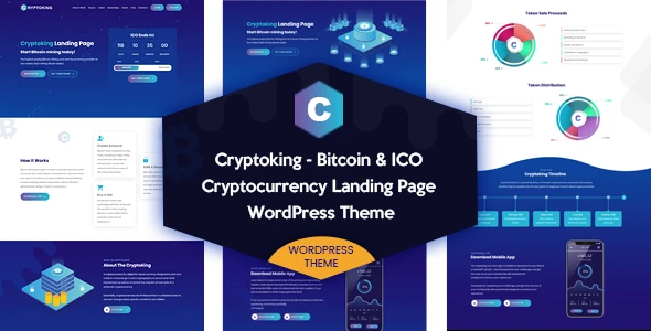 Cryptoking – Bitcoin & ICO Theme