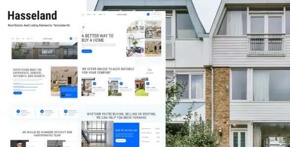 Hasseland – Real Estate Listing Elementor Template Kit