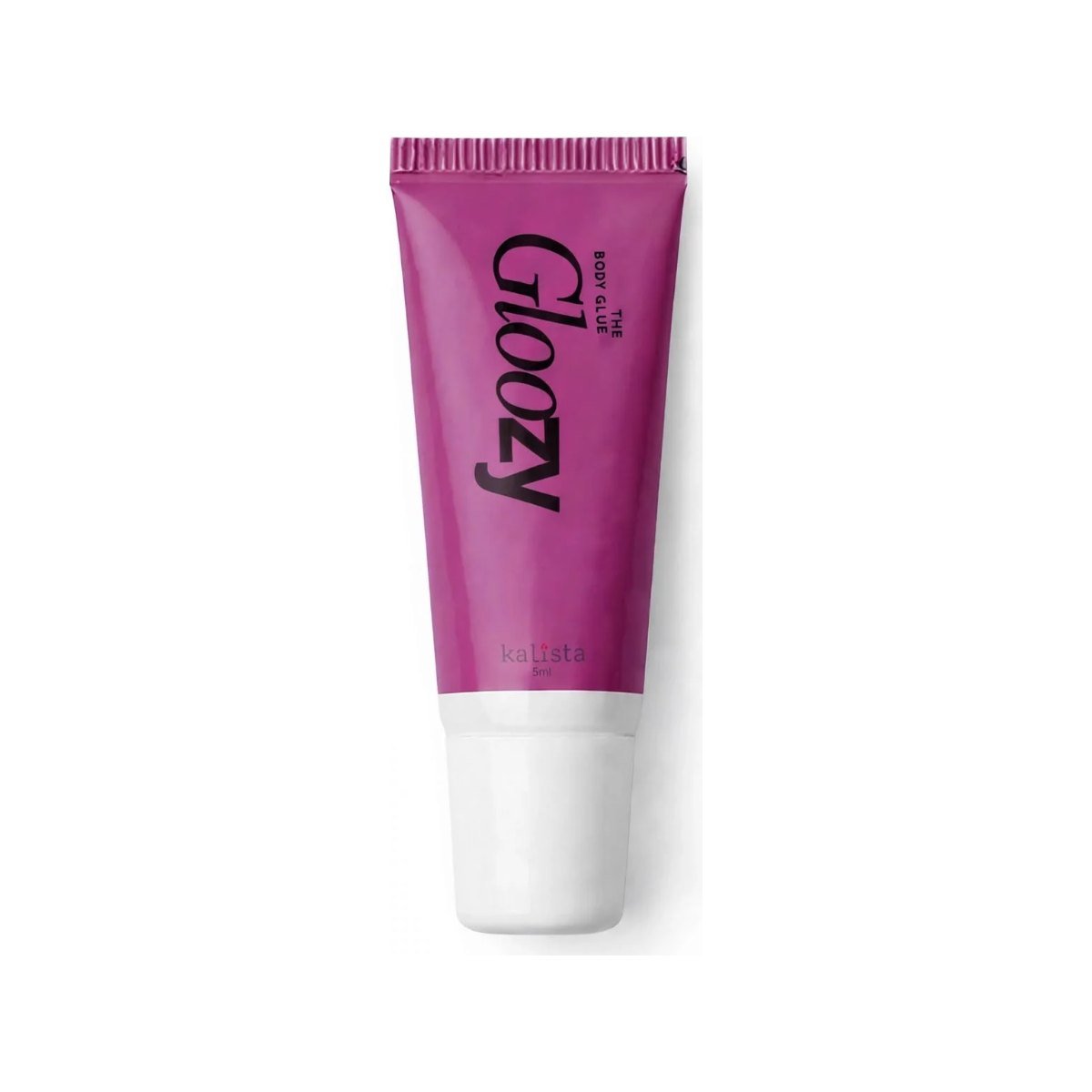 Gloozy body glue 5ml tube in Berry for deep neck blouses